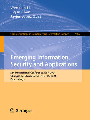 cover image of Emerging Information Security and Applications